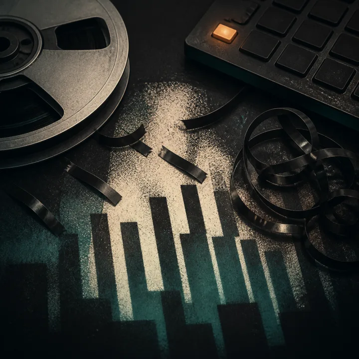 Vizuální motiv hudebního žánru Breakbeat