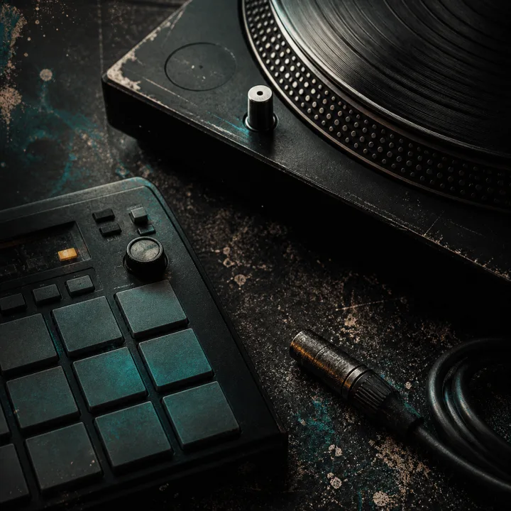 Vizuální motiv hudebního žánru Hip hop a rap
