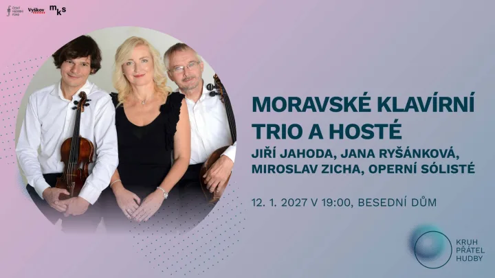 Novoroční koncert KPH: Moravské klavírní trio a hosté
